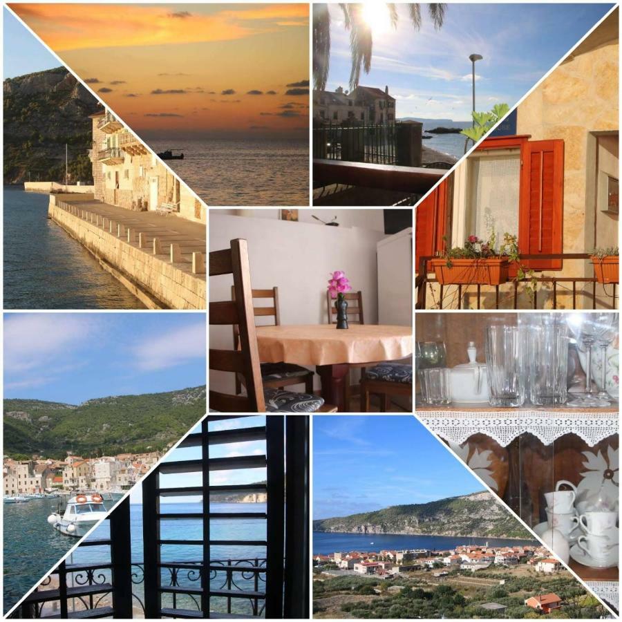 Apartment And Rooms Lucica Komiza Bagian luar foto